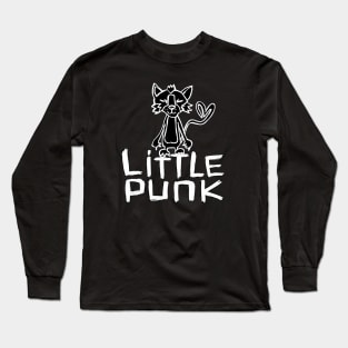 Little Punk Cat Long Sleeve T-Shirt